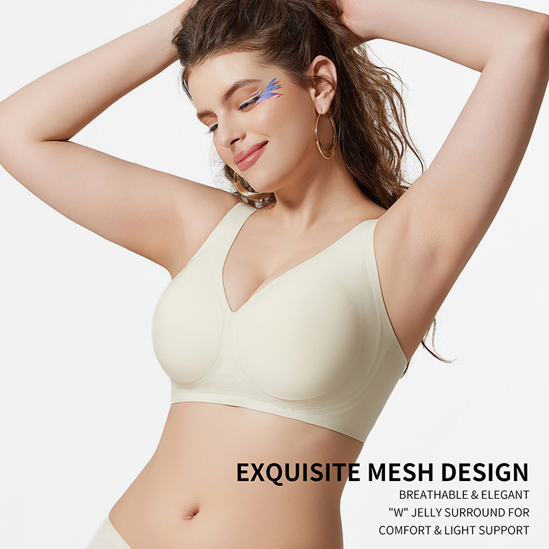 Seamless bra comfortable gathering no underwire fixed cup thin bra SV01 (5).jpg