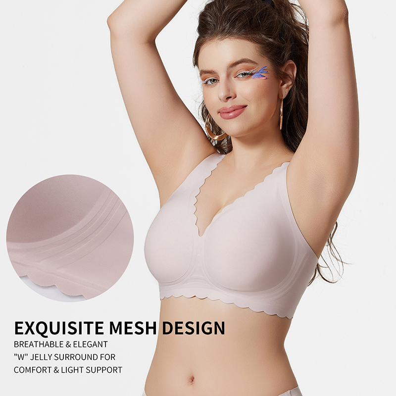 Large breast seamless bra wavy smooth comfortable no steel rings SV02 (6).jpg