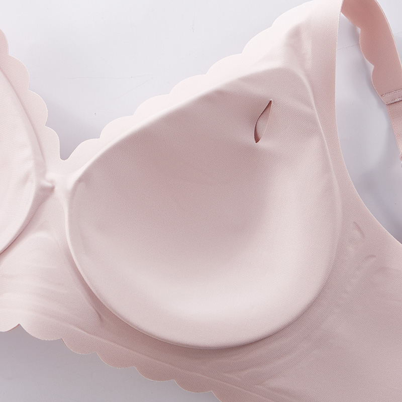 Large breast seamless bra wavy smooth comfortable no steel rings SV02 (9)