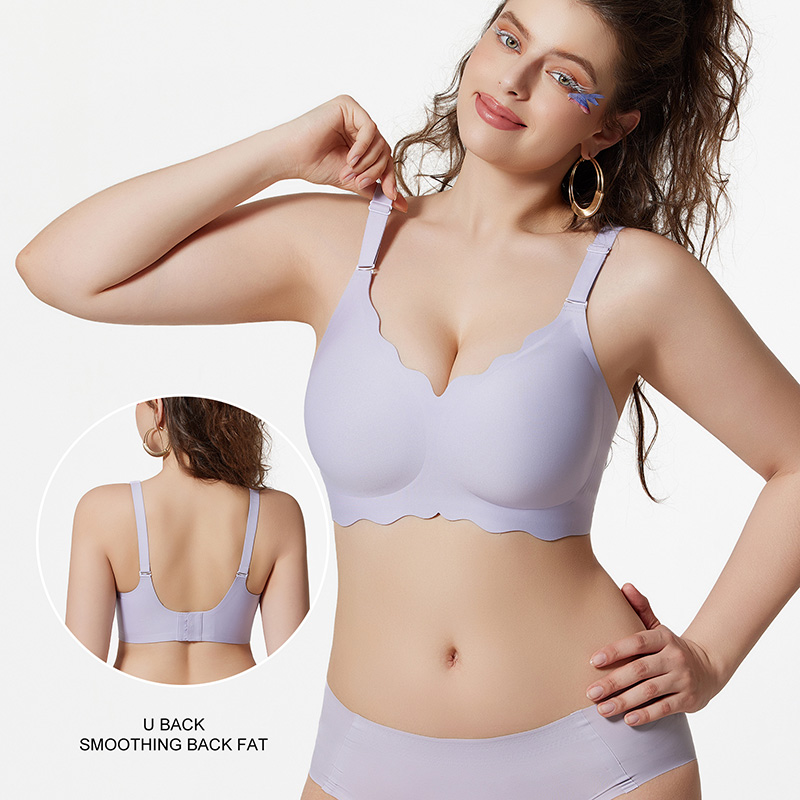 Wireless Seamless Bras for Women No Underwire Wavy V Neck HB03 (3).jpg