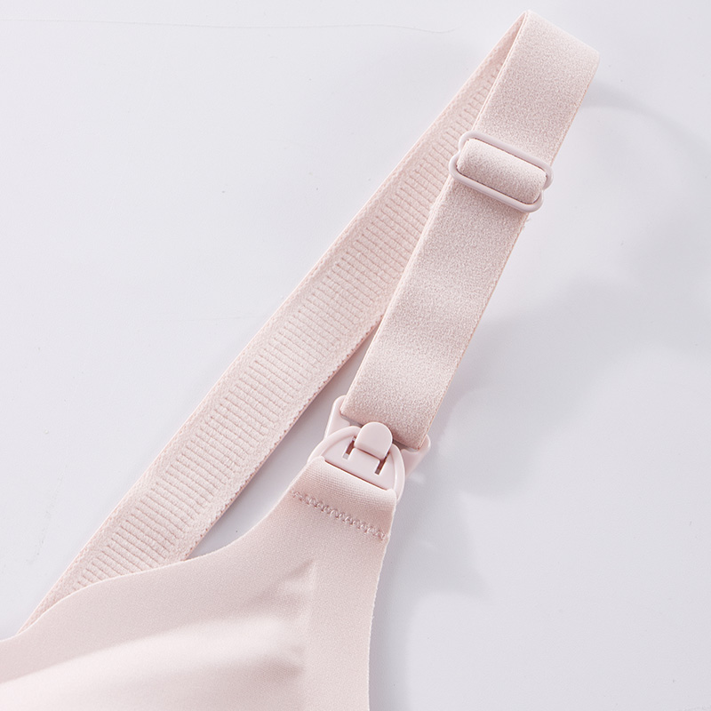 Breastfeeding bra seamless comfortable wavy pregnant bra no steel ring HB02 (6)