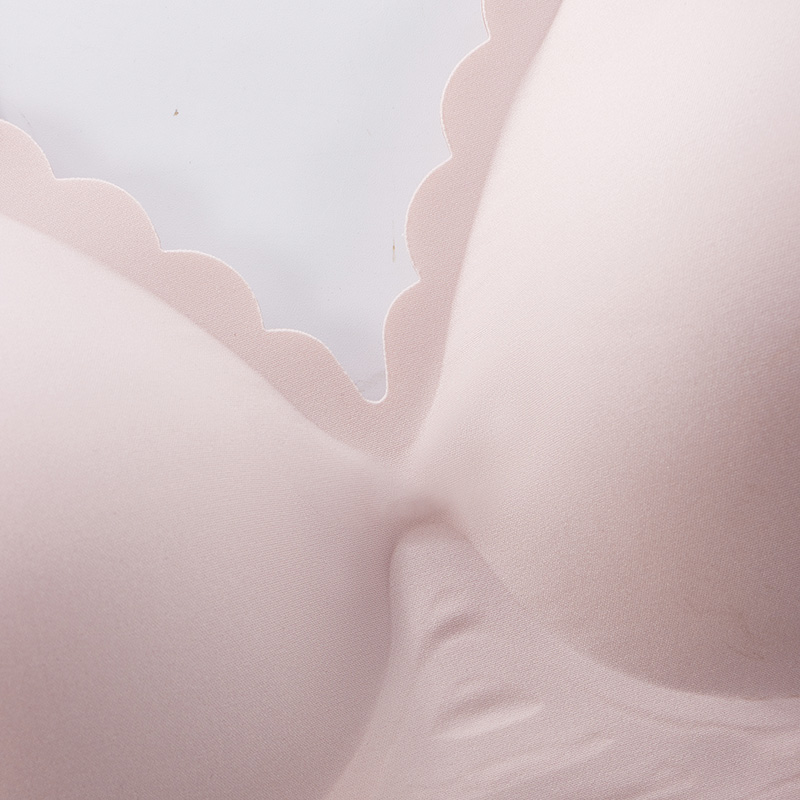 Large breast seamless bra wavy smooth comfortable no steel rings SV02 (3)