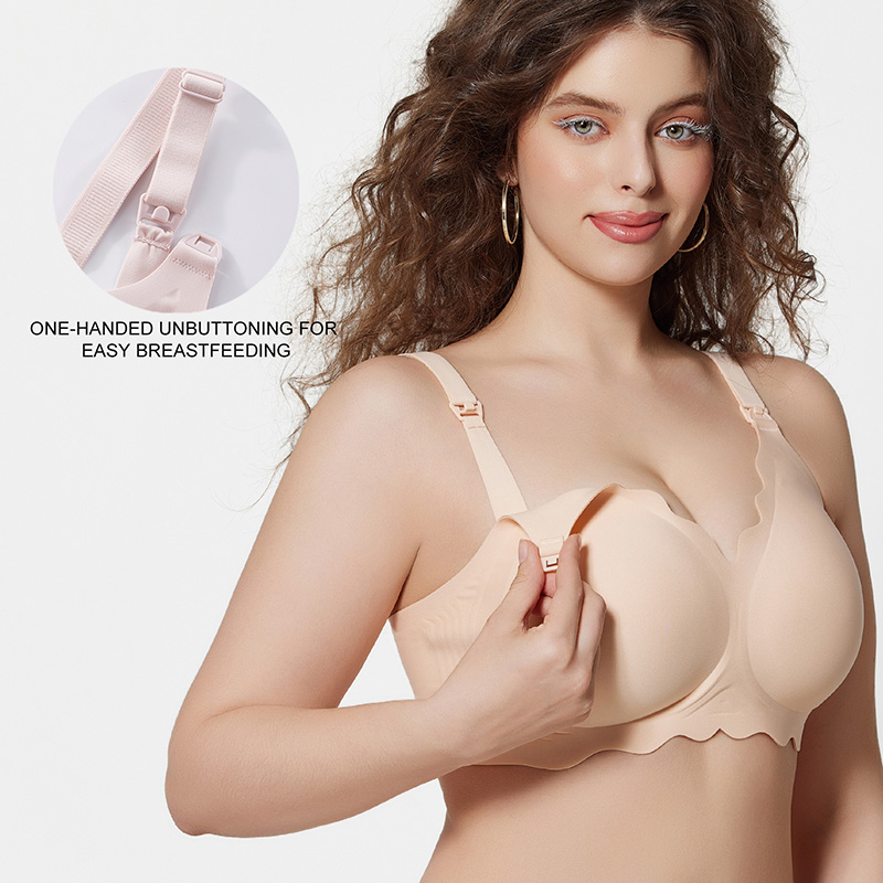 Breastfeeding bra seamless comfortable wavy pregnant bra no steel ring HB02 (5).jpg